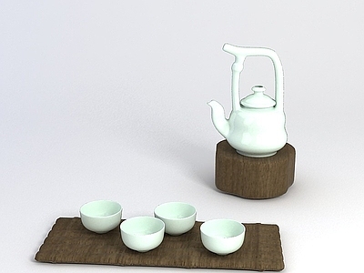 现代麻将桌 茶具