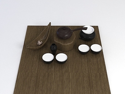 现代麻将桌 中式茶具
