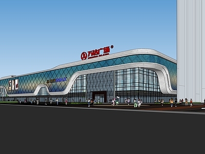 现代简约其他商业建筑 万达广场 商业综合体 大商业 万象汇 商场
