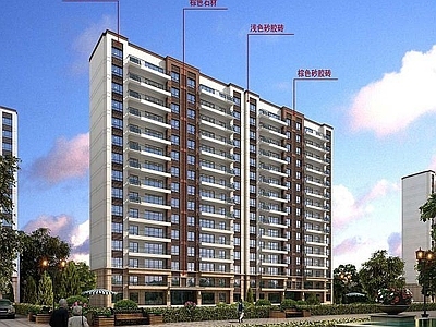现代其他建筑外观 天玺小区　全