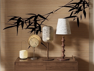 中古台灯 中古风台灯组合