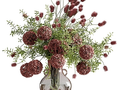 现代花艺 现代花瓶花艺 玻璃花瓶花艺