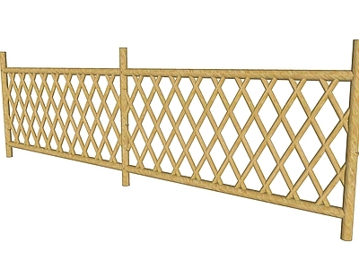 现代围栏护栏 木格栅栏杆