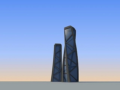 现代其他建筑外观 简单异形
