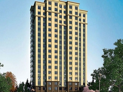 现代其他建筑外观 高层建筑住宅