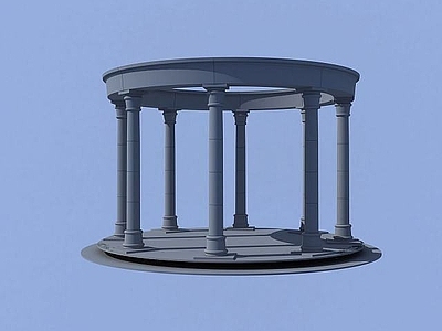 现代其他景观小品 园林建筑