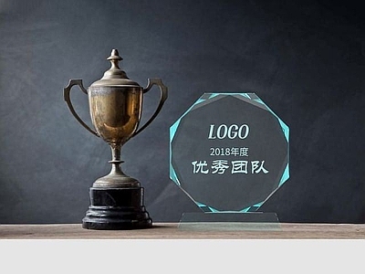 现代其他厨卫 玻璃奖牌 不含左侧奖杯