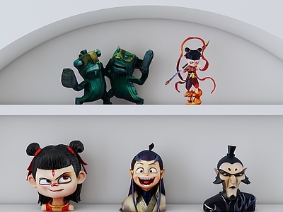 玩具 魔童哪吒 申公豹 敖丙 结界兽 哪吒