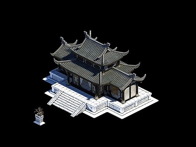 现代办公大厅 庄主建筑