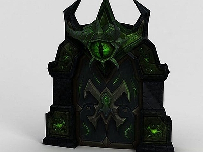 现代办公大厅 魔兽世界怪兽大门