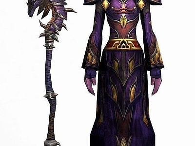 现代虚拟人物 wow魔兽世界角色道具