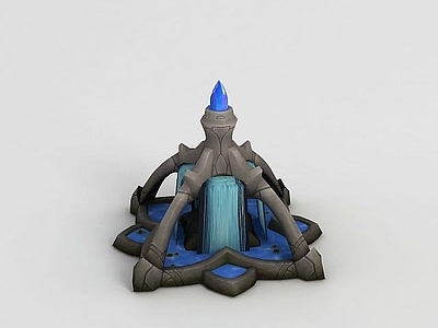 现代办公大厅 魔兽世界游戏喷泉