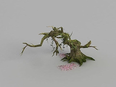 现代办公大厅 魔兽世界树木造型装饰
