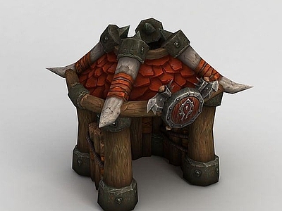 现代妆台妆凳 WOW魔兽场景道具