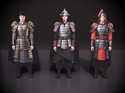 女人 2D甲胄武士 古代将军 古代士兵 古装军人 古代军人
