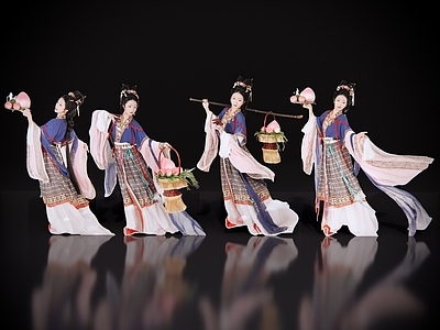 女人 2D古装美女 麻姑献寿 神仙人物 古装人物 古装美女