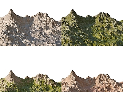 现代其他景观 山脉 山峰 山体 群山 自然山体
