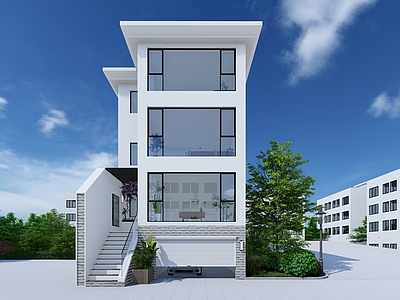 现代多层住宅 多层住宅 住宅建筑 民房建筑
