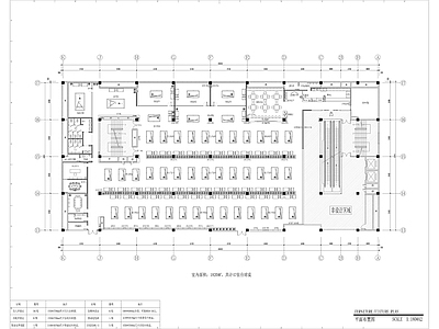 现代台球厅 1820平方台球 桌球俱乐部 施工图