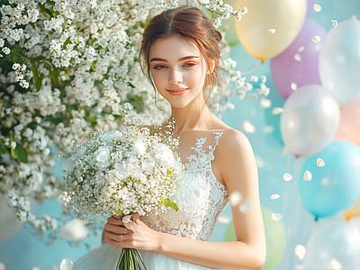 现代纸书本 婚纱照片