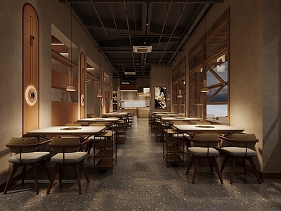 现代其他餐饮空间 餐饮店 火锅店