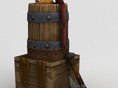 现代妆台妆凳 WOW魔兽场景道具