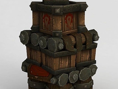 现代妆台妆凳 WOW魔兽场景道具