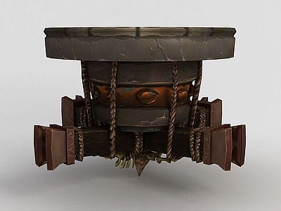 现代妆台妆凳 WOW魔兽场景道具