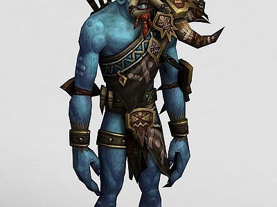 现代妆台妆凳 WOW魔兽场景道具
