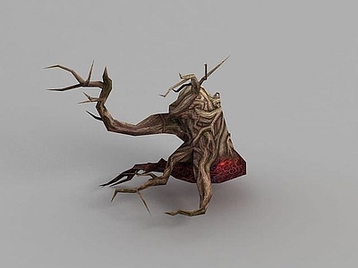 现代办公大厅 魔兽世界游戏场景树木装饰
