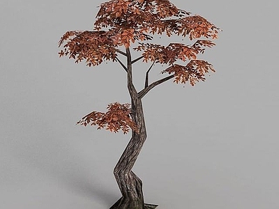 现代办公大厅 魔兽世界树木场景装饰
