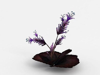 现代办公大厅 魔兽世界灌木花场景装饰