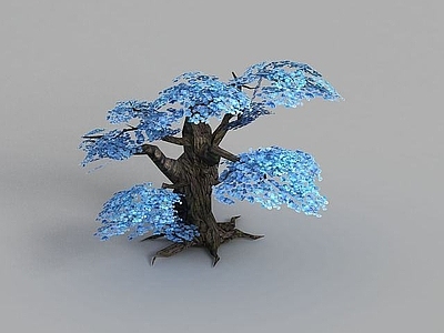 现代办公大厅 魔兽世界游戏场景树木装饰