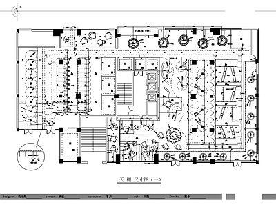 现代其他商业空间 大学城网 施工图
