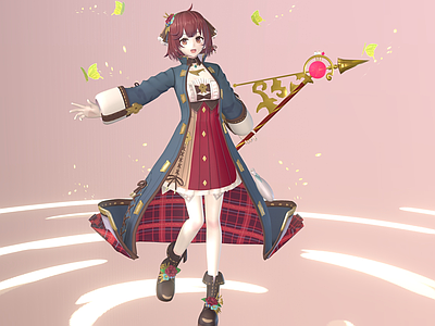 女人 卡通女法师 萝莉女孩 Q版兔女郎 魔法少女 卡通萝莉