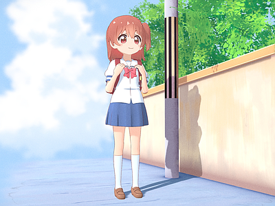 女人 二次元女孩 卡通女孩 校服女孩 动漫女孩 漫画女学生