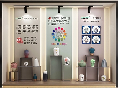 新中式美陈 橱窗 商场美陈