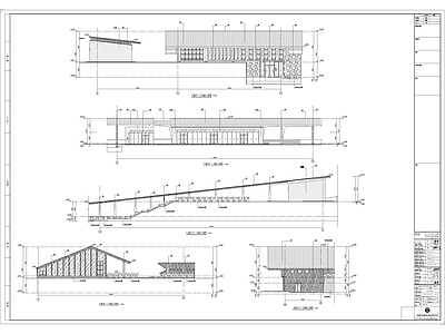 现代其他公共建筑 公共活动中心建筑 公共建筑 公共活动中心 施工图