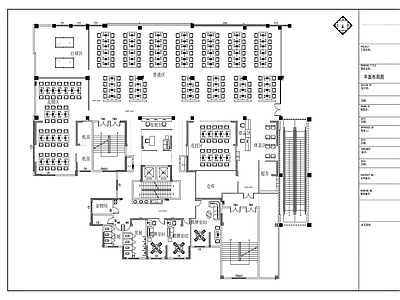 现代其他商业空间 网吧图纸 施工图
