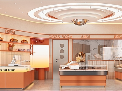 现代简约甜品面包店 蛋糕店 面包店 甜品店