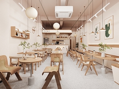 现代咖啡厅 奶茶店