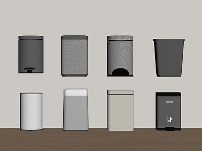 现代垃圾桶 其他生活用品 垃圾桶 户外垃圾桶 家用垃圾桶 公共垃圾桶