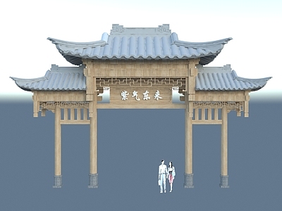 现代新中式牌楼牌坊 牌坊 牌楼