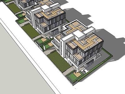 现代简约多层住宅 第四代住宅 生态住宅 别墅洋房 花园洋房 多层住宅洋房