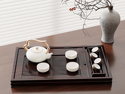茶具 新中式茶具 花瓶