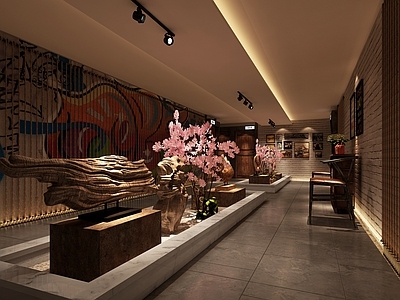 工业足浴店 足浴店走廊过道