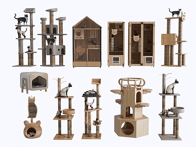 猫爬架 猫爬架 猫窝 猫屋 宠物用品