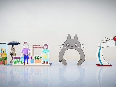 现代艺术装置 现代网红拍照打卡 美陈 景观装置 网红打卡 熊猫雕塑