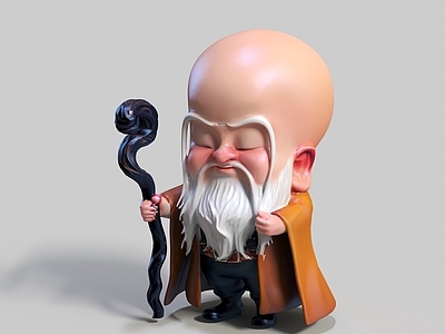 玩具 无量仙翁 哪吒 哪吒手办 哪吒之魔童闹海 玩偶