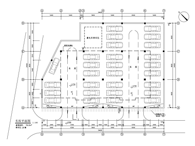 建筑综合节点 地下车库详图 施工图